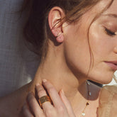 Meta Huggie studs